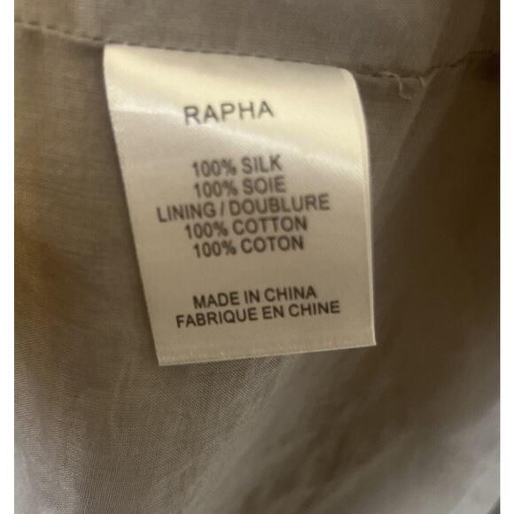 IRO Silk Mini Dress Geometric Size 1 Small Pockets Printed Layered Hem Lined EUC - Picture 15 of 16